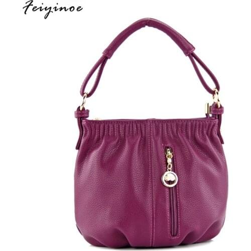 2020 New Fashion PU Leather Shoulder Bag Large Designer Lady Retro Tote Bags for Women Luxury Handbags Big Casual Bucket Bag