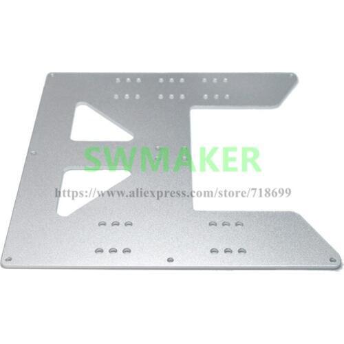 Upgrade Y Carriage Anodized Aluminum Plate Hotbed Support Plate For Prusa I3 A8 3D Printer Heated Bed