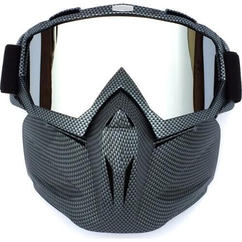 Snowboard Snowmobile Goggles Durable Skiing Eyewear Winter Windproof Skiing Glasses Motocross Sunglasses With Face Mask Ski