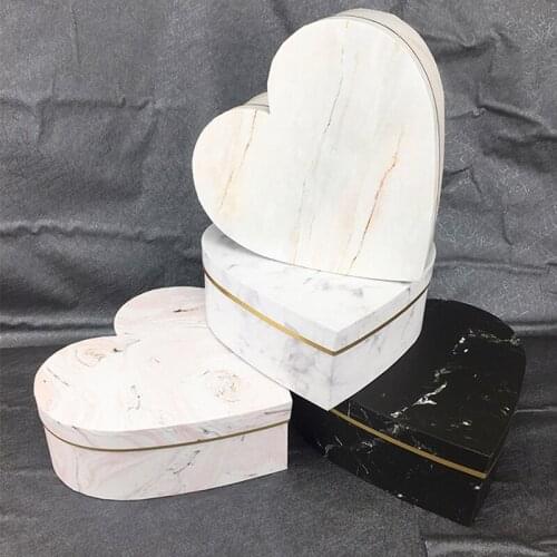 1/3Pcs Heart Shaped Gift Box Flower Candy Boxes Set Gift Boxes Packaging Box for Gift Florist Chocolate Packaging Wedding Supply