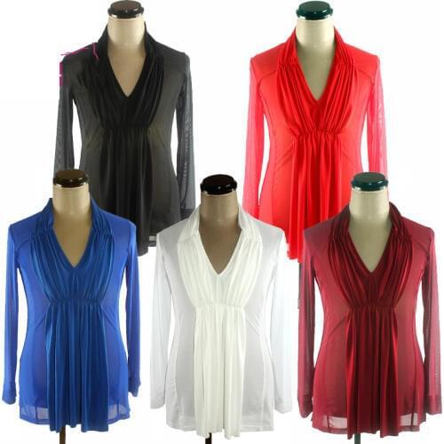 2019 New MenS Latin Dance Shirt Mesh Transparent Clothing Sexy Long Sleeve V-Neck Tops For Male Ballroom Cha Cha Salsa DWY1491