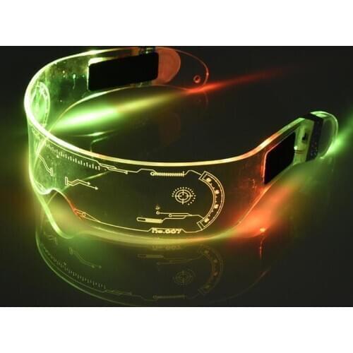 Led Flashing Glasses Cool Technology Sense Windproof Goggles Cycling Glasses 270B