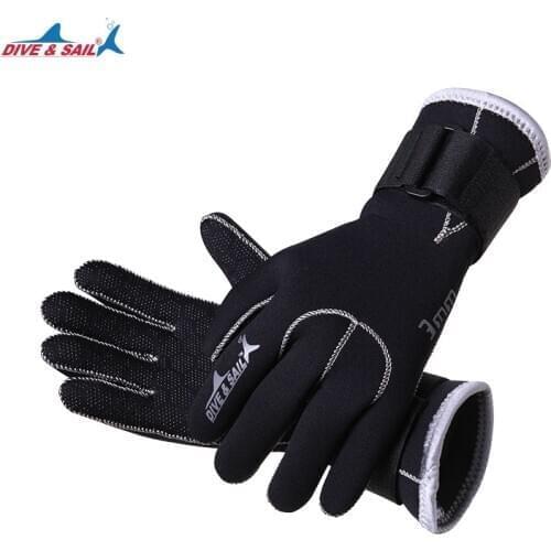 Comfortable Non-slip Warm Wear-resistant Diving Fabric Surfing Snorkeling Swimming Gloves