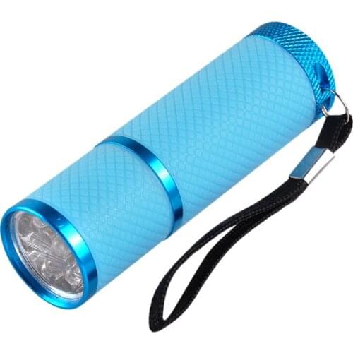 UV 9 LED Nail Lamp,Professional Dryer Curing Gel Polish Light Handheld Dryer Flashlight Professional Nail Art Tools