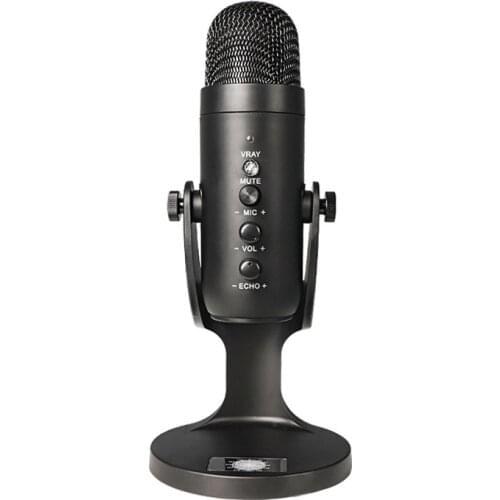 USB Condenser Mic Desktop Computer Laptop Microphone Professional Gaming Youtube Recording Studio Microphone for PC