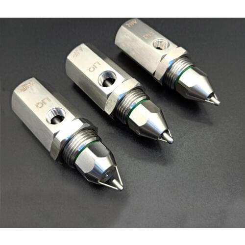 1/4''adjustable flow rate ss304 Ultrasonic air atomizing nozzles,3 types of spray angle Garden sprinkler,Sprayers,Watering Kits