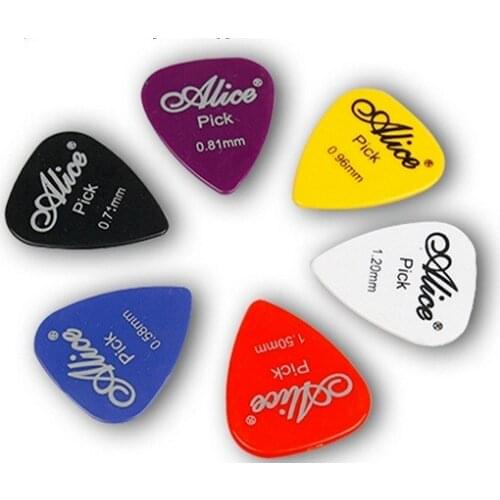 60pcs Guitar Picks Alice Puas Multi Matte ABS Custom Guitarra Pics Plectrum Accessories Guitarist Musical Instrument Guitarpicks