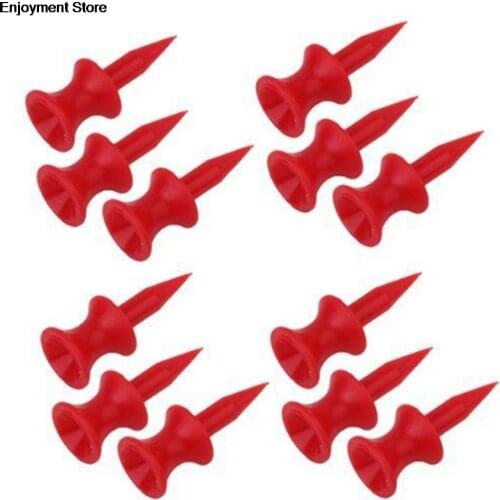 50/100Pcs/Park Golf Accessories 31mm 1.2" Plastic Castle Step Grad Golf Tees Bulk Golfer Accessories