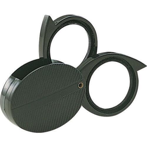 8PK-MA005 Foldable Dual Lens 5/10x Magnifier Repairing Tool Mini Magnifiers Portable Jewelry Loupe Foldable Pocket Magnifier