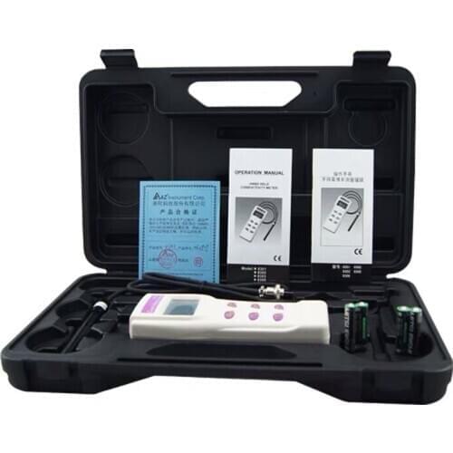 AZ8303 PH Meter Conductivity Tester 2-in-1 Temperature Logger Water Quality Tester TDS and Temp