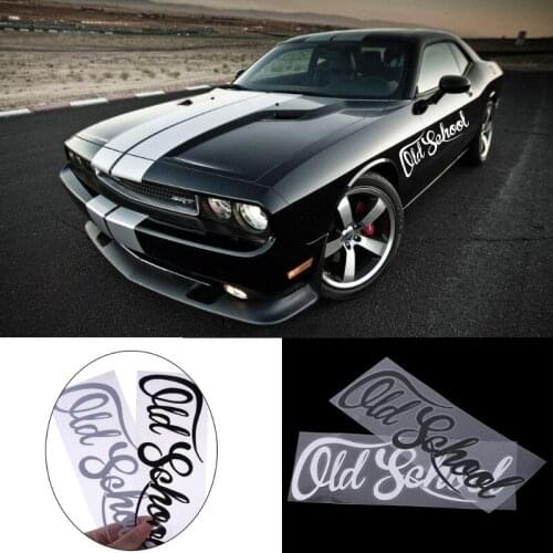 19x7CM OLD SCHOOL Vinyl Custom Classic Car Styling Decal Sticker Car Accessories