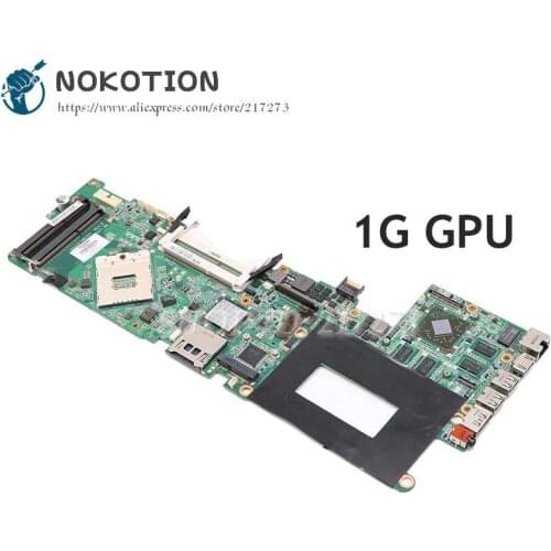 NOKOTION For HP ENVY 15 Laptop Motherboard PM55 DDR3 576772-001 DA0SP7MBCE0 Main Board 1GB GPU