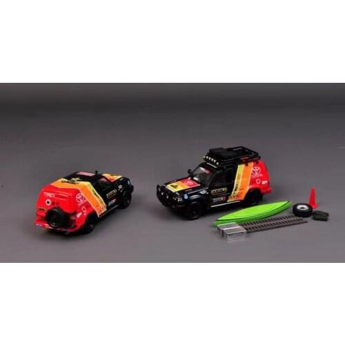 Master 1:64 Toyota Land Cruiser LC80 TRD 4x4 Black LHD Diecast Model Car