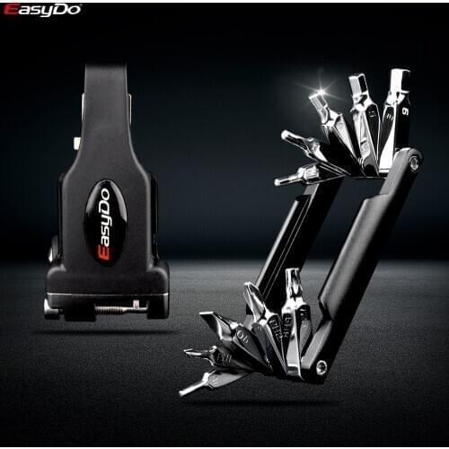 EasyDo Bicycle Repair Tools Kit Multitool Hex Spoke Cycling Screwdrivers Tool Tyre Lever Allen Wrench MTB Mountain Bike tools