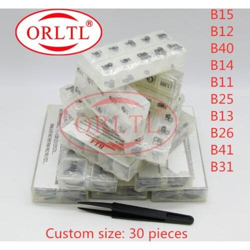 ORLTL 50 pcs B12 B40 B14 B11 B25 B13 B26 B41 B31 Common Rail Injector Shims And Gasket Kit For