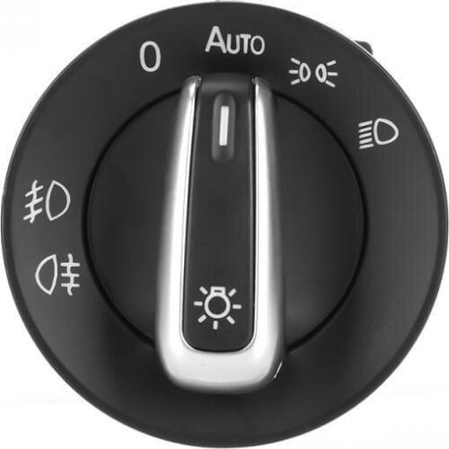 Car Headlight Switch Contorl HeadLamp Fog Light Knob For VW Tiguan Jetta Golf GTI Eos Scirocco Tiguan Touran Caddy Passat Rabbit