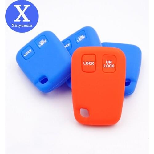 Xinyuexin 2 Buttons Replacement Remote Car Key Cover Case Fob Shell for Volvo S40 S60 S70 S80 V40 V70 XC90 XC70 Smart key shell