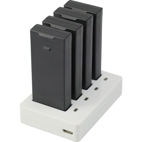For DJI Tello Drone 4-in-1 Charing Hub Multi Battery Charger Intelligent USB Quick Charging Accessories for DJI Tello Drone