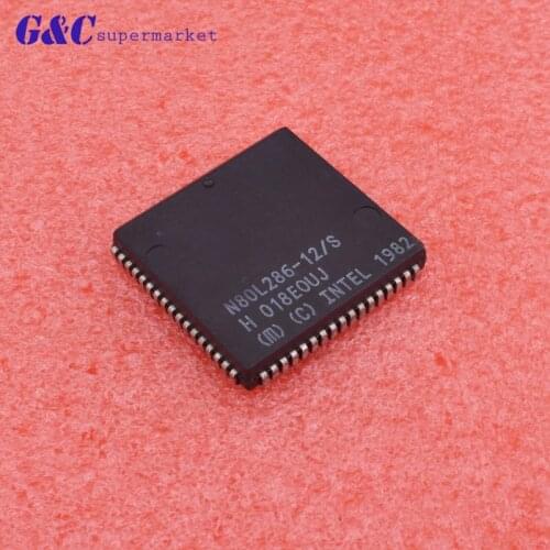 1/5PCS N80L286-12/S N80L286-12 N80L286 Encapsulation:PLCC 68PIN 16-Bit diy electronics