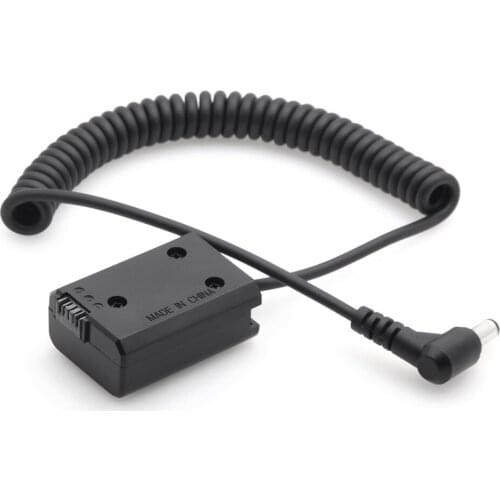 Andoer NP-FW50 Dummy Battery Pack Coupler Adapter with DC Male Connector for Sony A7 A7II A7R A7S A7RII A7SII A6000 A5000