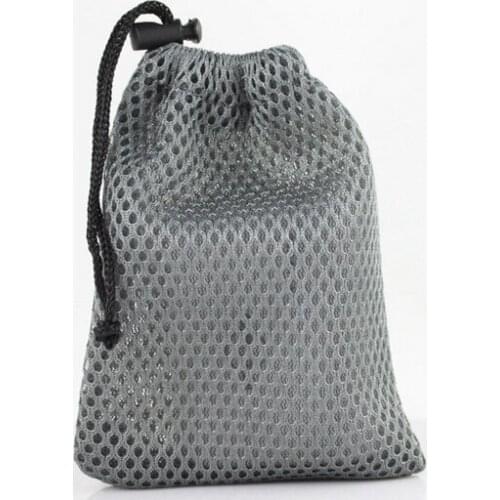CBRL100pcs/lot drawstring mesh bag mesh jewelry bag mesh gift bag pouch custom logo for gift accessories phone jewelry