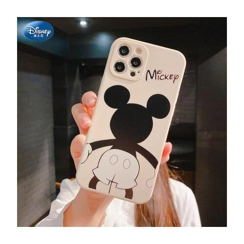 DISNEY 2021 Mickey Case for IPhone 11 12 Pro Xs Max iPhone 7 8 Plus Cute Phone Case 360 Full Cover zz0424-3