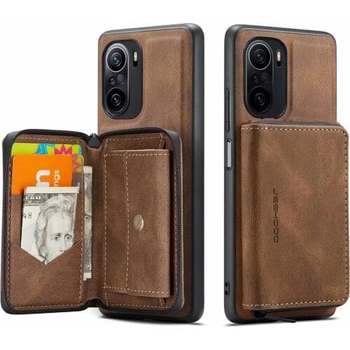 Magnetic Card Wallet Fundas PU Leather TPU Cover For Xiaomi Mi11i Mi11x Mi 11i 11X Poco F3 Redmi K40 Pro Plus K 40 Case Shell