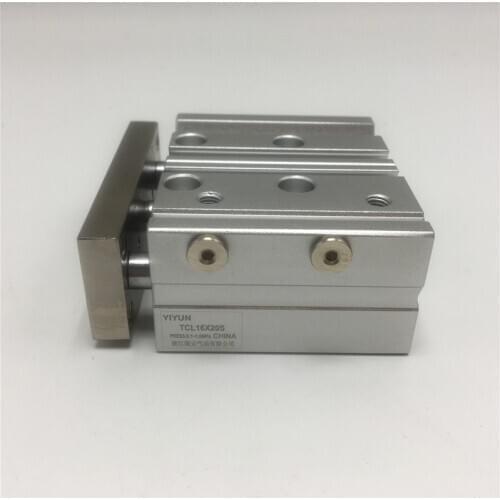TCL16X20S yiyun Triaxial guide cylinder Linear bearing type Pneumatic components Pneumatic tools TCL series