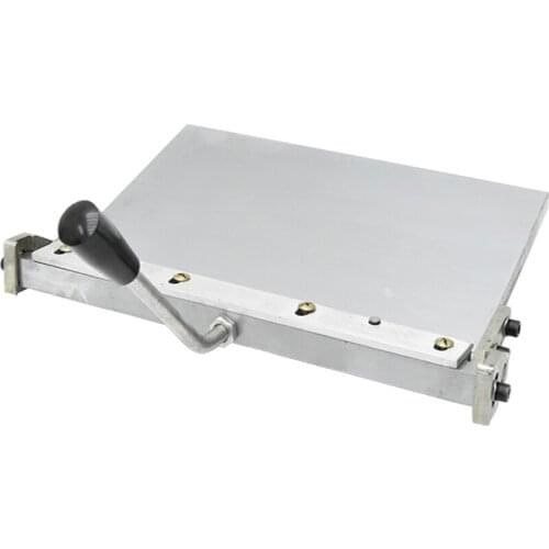 12 Inch Manual Edge Folding Machine Leather Wallet Handbag Plastic Flanging Machine Stainless Steel Manual Folding Tools