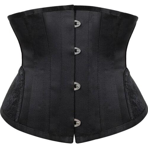 Gothic Corsets and Bustiers Slimming Waist Trainer Steampunk Corset Top Short Torso Corset Hourglass Curve Shaper Modeling Strap