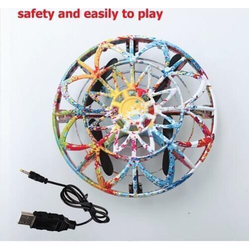 Inductive UFO Quadcopter Helicopter Hands Free Hover Drone 360degree Micro Dron 5 Sensor for Autopilot for Beginner Flying Plane