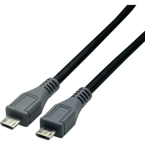 1pc Micro USB Type B Male To Micro B Male 5 Pin Converter OTG Adapter Lead Data Cable 20cm