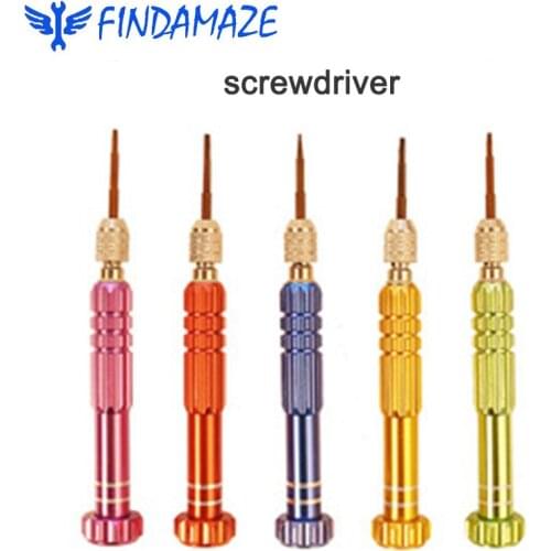 Screwdriver Set 5-in-1 Precision Vanadium Steel Drill Bit, Non-slip Handle, Mobile Phone Tablet Repair Tool Set New Combination