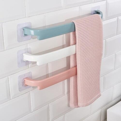 17.5" Strong Adhesive Wall Rack Suction Cup Towel Bathroom Kitchen Holder Sucker Hanger Bathroom Powerful Hook Storage Rack