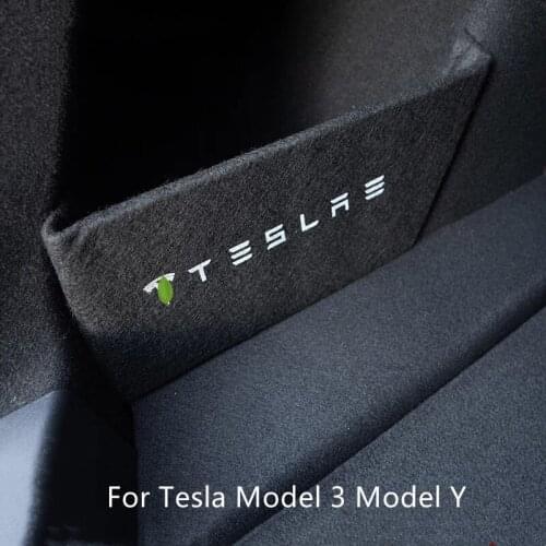 Storage Organizing For Tesla Model 3 Y Trunk Separator Baffle Plate Type Under-seat Damper Segregation Board Car Accessories