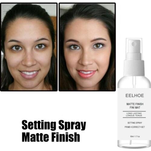 Makeup Foundation Setting Spray Face Primer Base Fixer Hydrate Fix Matte Bottle Setting Spray Oil-control Long Lasting TSLM1