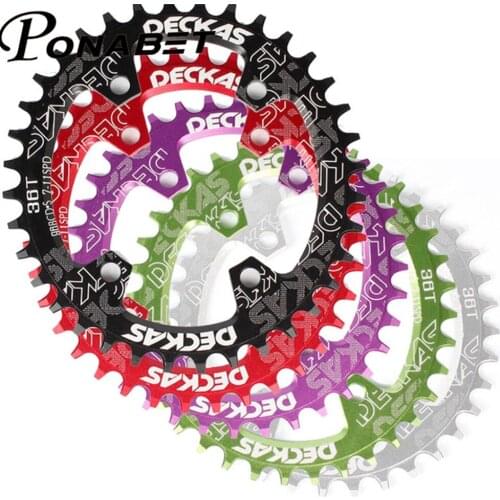 Ponabet DECKAS Round Oval Aluminium CNC 96BCD Mtb Bike Crankset Wide Narrow Chainring For SLX M7000 /XT M8000/ M9000 Bike Cranks