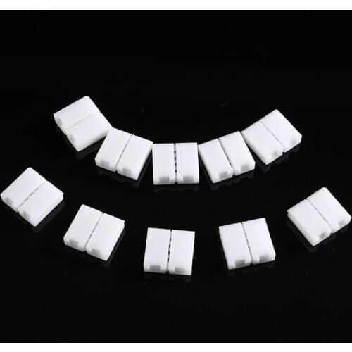 Durable 10x10mm 4-pin Solderless Gapless Connector For SMD 5050 RGB LED Strip Light Lighting Accessories