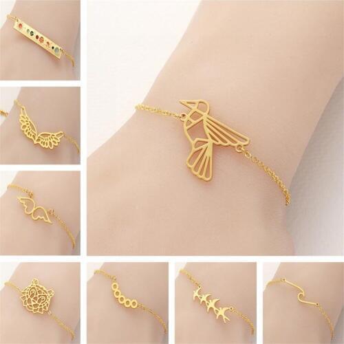 QIAMNI Metal Bracelets