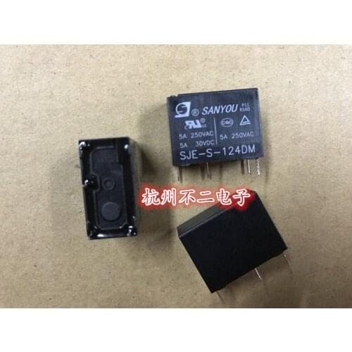 SJE-S-124DM relay a group of normally open 4 feet 5A250VAC for HF33F