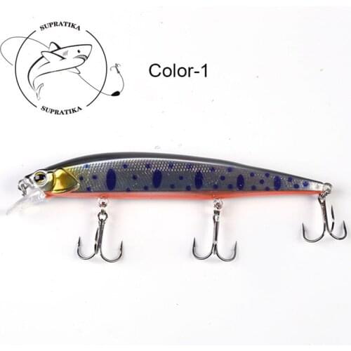 3D Eyes Diving Depth 0.5-3M Fishing Lure Hard Lure Simulation Minnow Bright Surface 20g/143mm Freshwater Plastic Fishing Bait