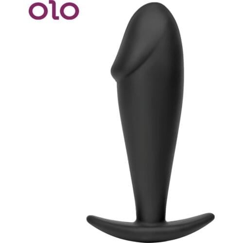 OLO Anal Plug Vagina Stimulate Prostate Massage Portable G-Spot Butt Plug Sex Toys For Women Men Gay Silicone