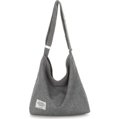 PURFAY Women Shopping Bag Female Canvas Cloth Shoulder Bag Environmental Storage Handbag Totes Crossbody Bolsos alexa