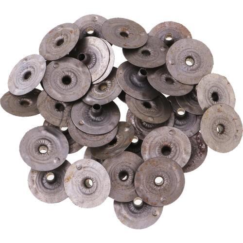 200pcs 6 Sizes Candle Making/Tea Lights Self Centering Votive Metal Candle Wick Sustainers/Tabs/Base DIY Supplies