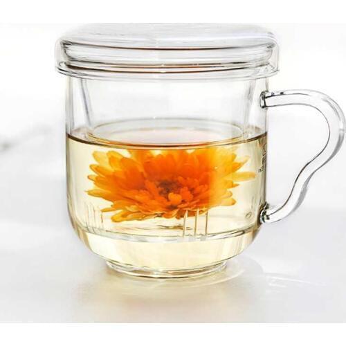 250ml Heat Resistant Glass cup,teacup with lid filter/strainer,coffee,Home office Dinkware,pu'er/Dahongpao/Milk oolong/white tea
