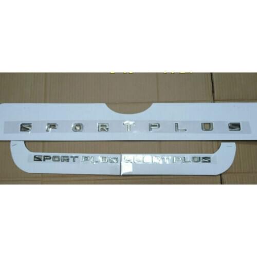 3pcs Car Rear Trunk Fender Sport Plus Emblem Badge Decal Stickers For LX570