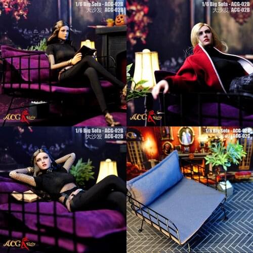 ACG-02 1/6 Scale Soldier Fabric Big Sofa Lounge Chair Model Scene Toy Accessories For 15-35cm Dolls 12 inches Action Figure Body