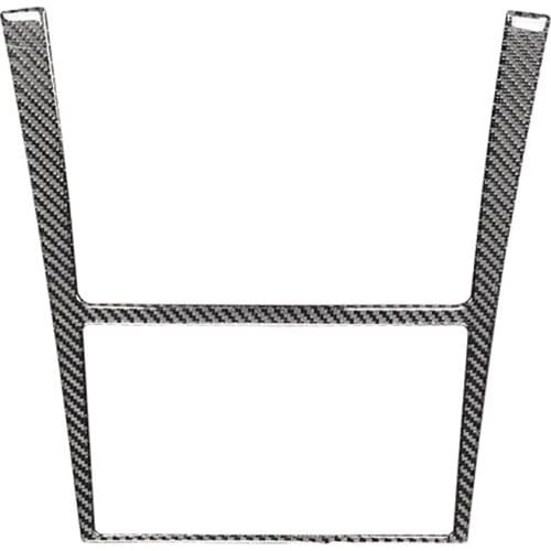 For Nissan 350Z 2003-2009 Car Carbon Fiber Accessories Center Console Navigation Cover Trim Panel Exterior Frame