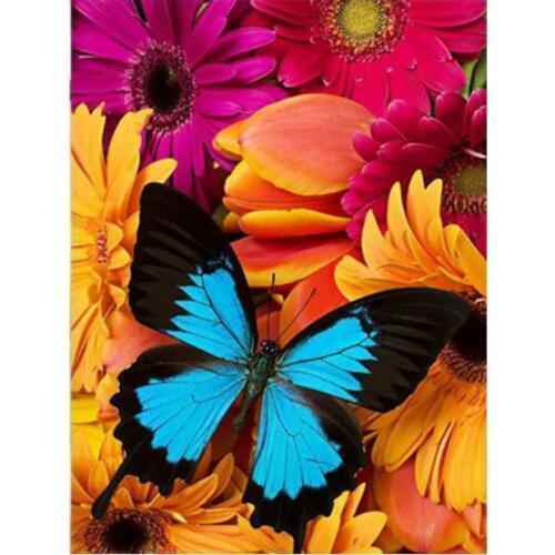 Diamond painting butterfly mosaic art embroidery cross stitch flowers rhinestone picture puzzle drawing wall decor craft diy toy