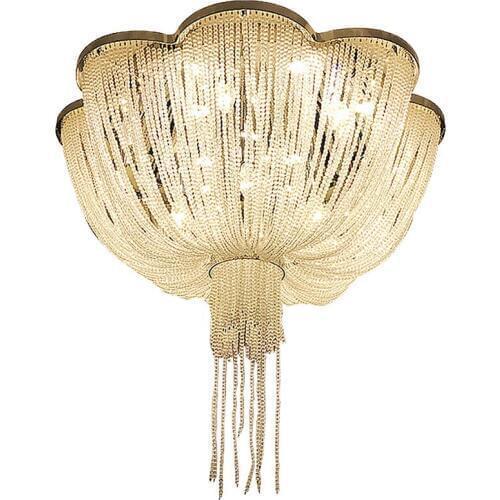 Large modern crystal chandelier hotel lighting AC110V 220V flush LED living room crystal lamp wideth 100cm